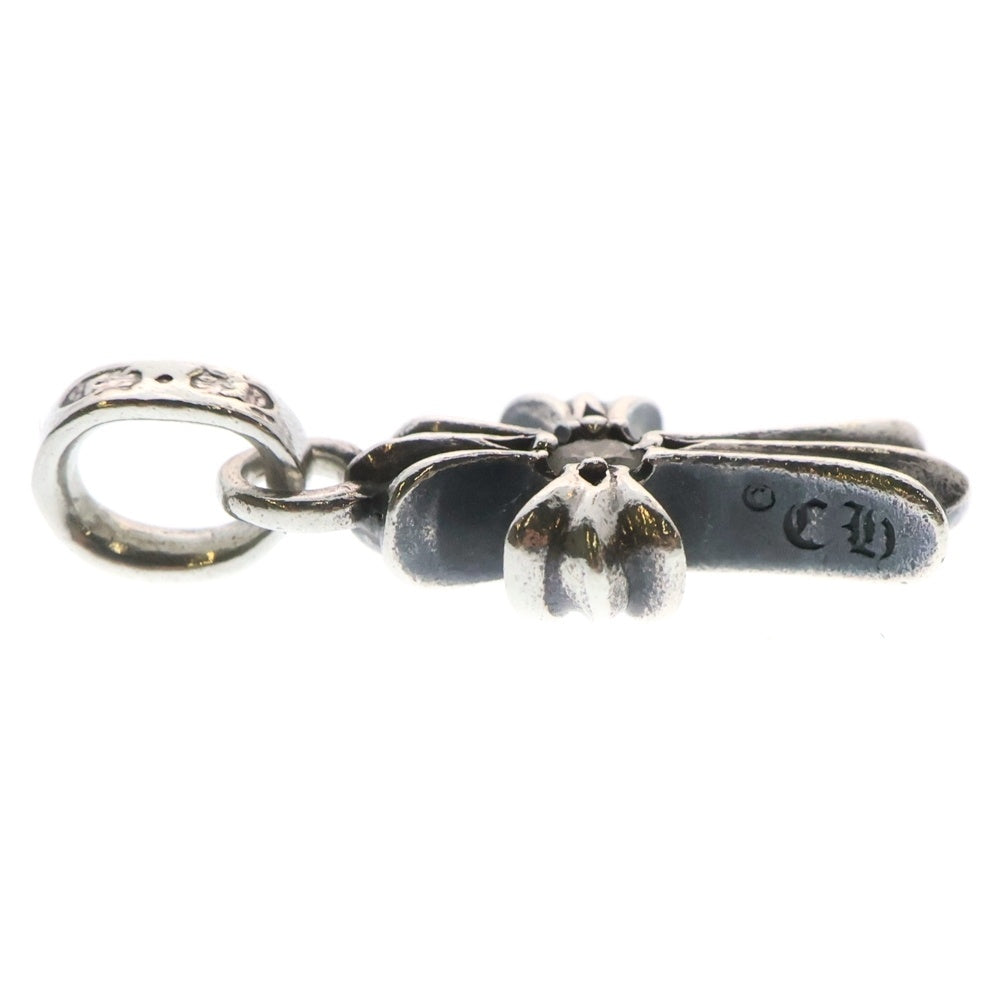CHROME HEARTS(クロムハーツ) CRS BBYFAT DMND ベイビーファットクロス 両面1ダイヤ ペンダントトップ シルバー BCA238
