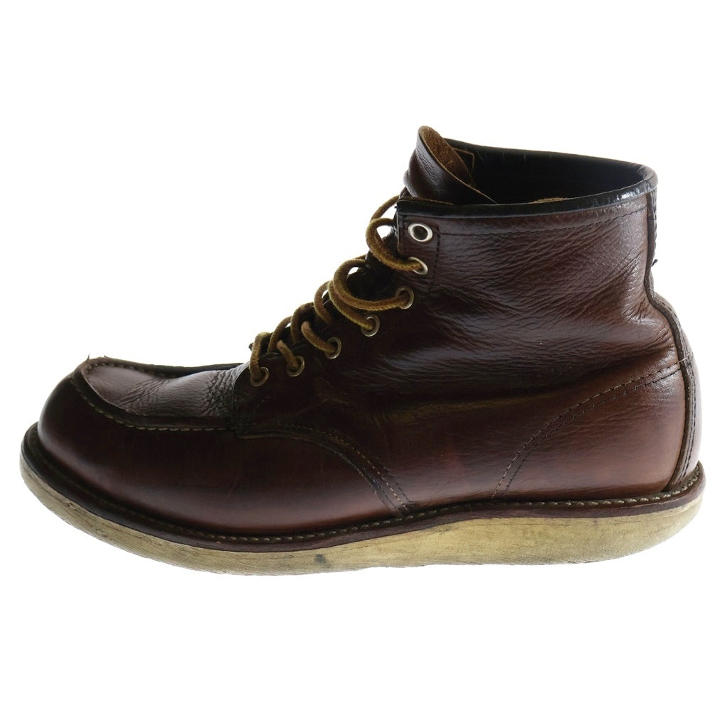 RED WING(レッド ウイング) Classic Moc Toe クラシックモックトゥ レザーレースアップブース ブラウン 8138