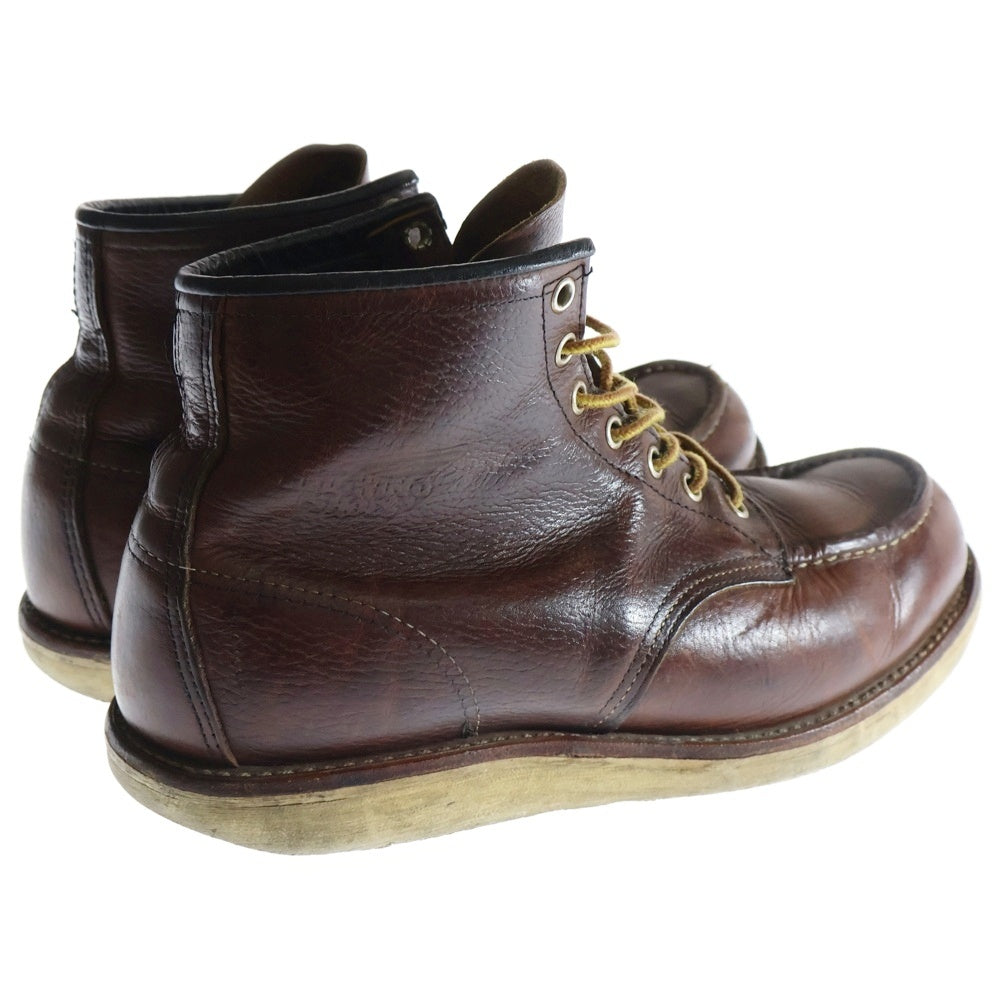 RED WING(レッド ウイング) Classic Moc Toe クラシックモックトゥ レザーレースアップブース ブラウン 8138