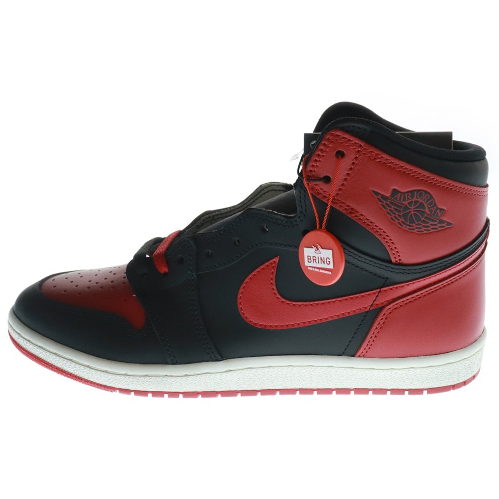 NIKE(ナイキ) AIR JORDAN1 HIGH 85 BRED(2025) エアジョーダン1 ブレッド ハイカットスニーカー ブラック/レッド US11/29.0cm HV6674-067