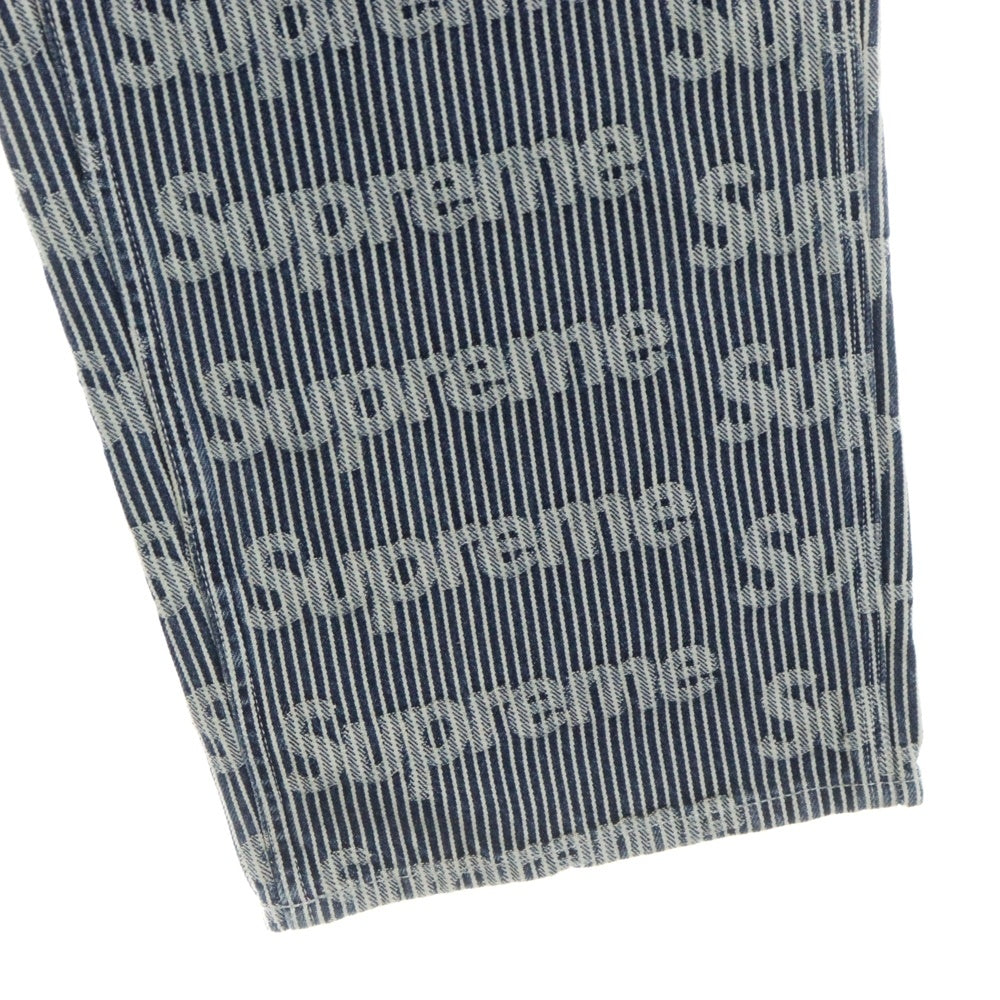 SUPREME(シュプリーム) 24SS Denim Painter Pant Stripe デニムペインターパンツ ストライプパンツ ホワイト/インディゴ