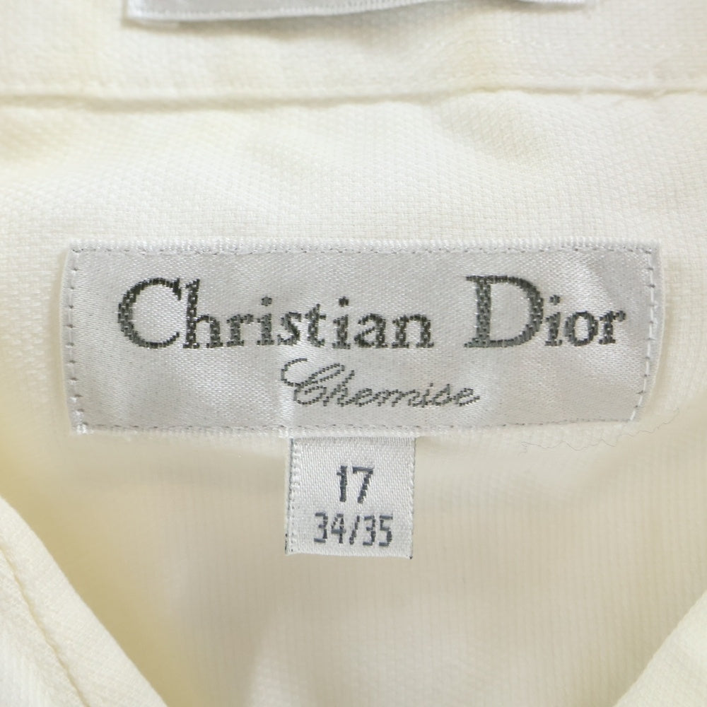 Christian Dior(クリスチャンディオール) コットン カッター 長袖シャツ ホワイト