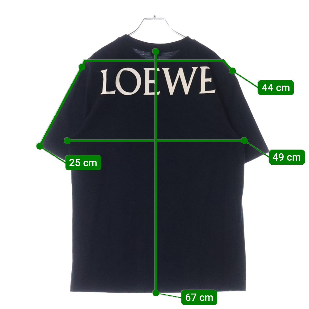 LOEWE(ロエベ) 18SS SKULL TEE スカル 半袖Tシャツ クルーネックカットソー ブラック