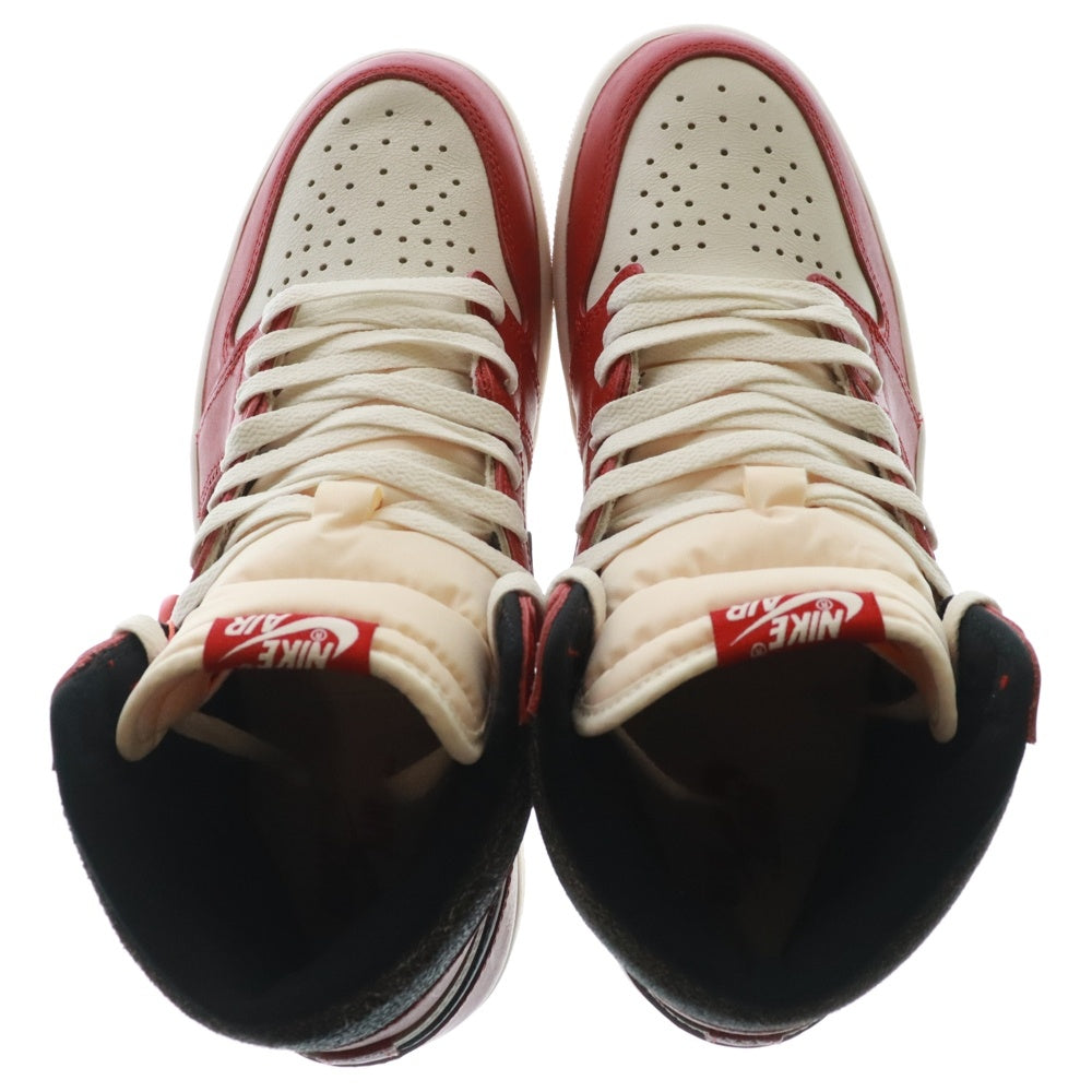 NIKE(ナイキ) AIR JORDAN 1 HIGH OG CHICAGO LOST & FOUND エアジョーダン1ロスト&ファウンド シカゴ ハイカットスニーカー レッド/ブラック US10/28.0cm DZ5485-612