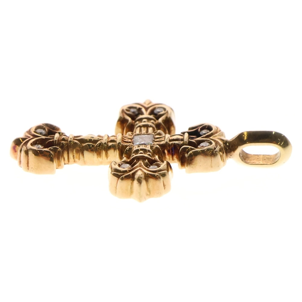 CHROME HEARTS(クロムハーツ) 22K FILIGREE TINY P/DIA タイニーフィリグリークロス PAVEダイヤ ペンダントトップ ゴールド BCA045