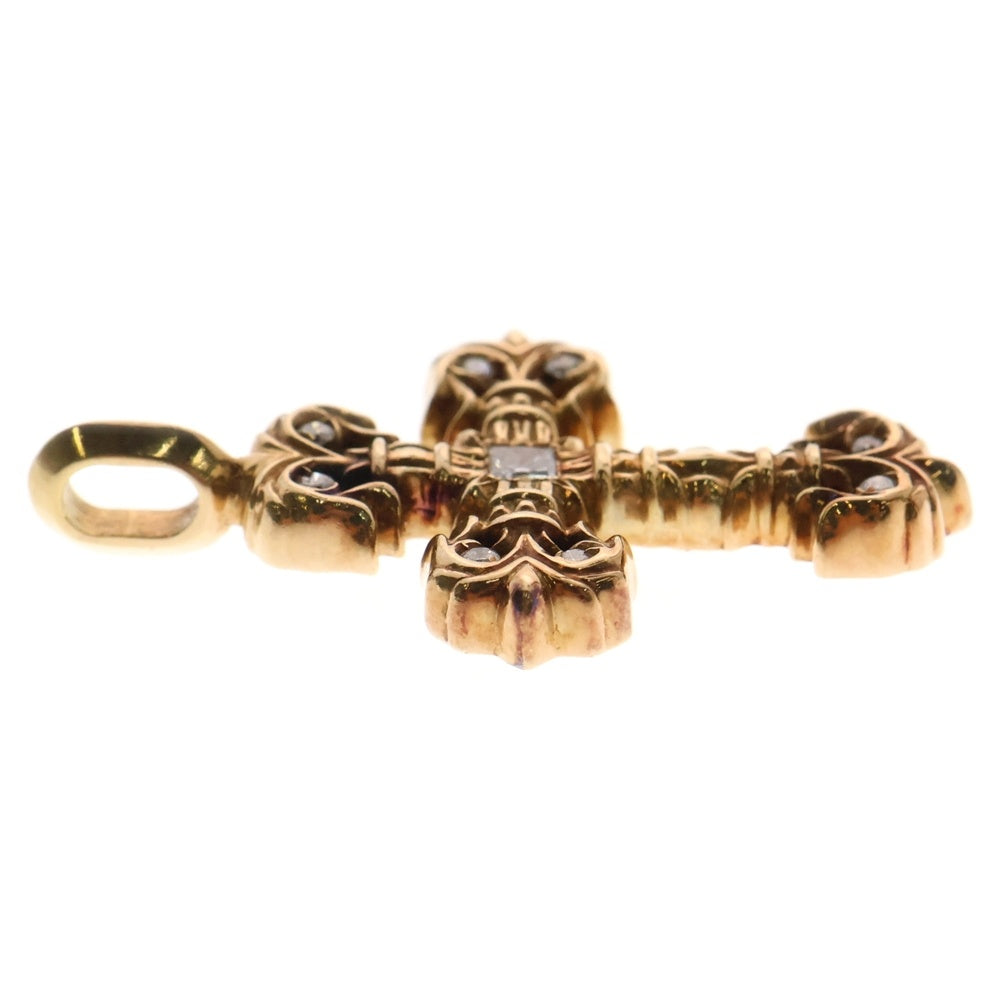 CHROME HEARTS(クロムハーツ) 22K FILIGREE TINY P/DIA タイニーフィリグリークロス PAVEダイヤ ペンダントトップ ゴールド BCA045