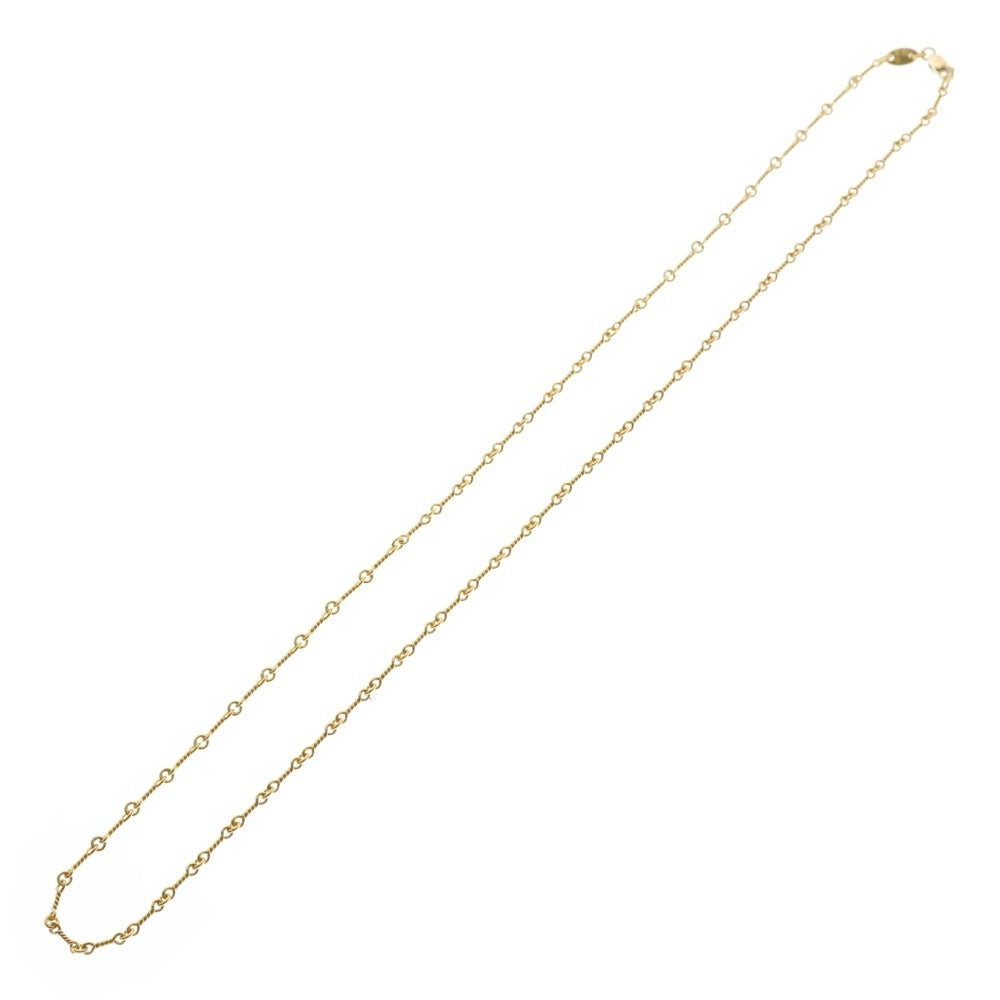 CHROME HEARTS(クロムハーツ) 22K NECKCHAIN T20 ツイストチェーンネックレス 20inch ゴールド BCA015
