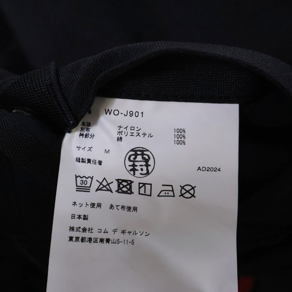 eYe COMME des GARCONS JUNYA WATANABE MAN(アイ コム デ ギャルソン ジュンヤ ワタナベ マン) 25SS Bagjack Wネーム ブルゾン リバーシブル ジャケット ブラック WO-J901-100-1-3