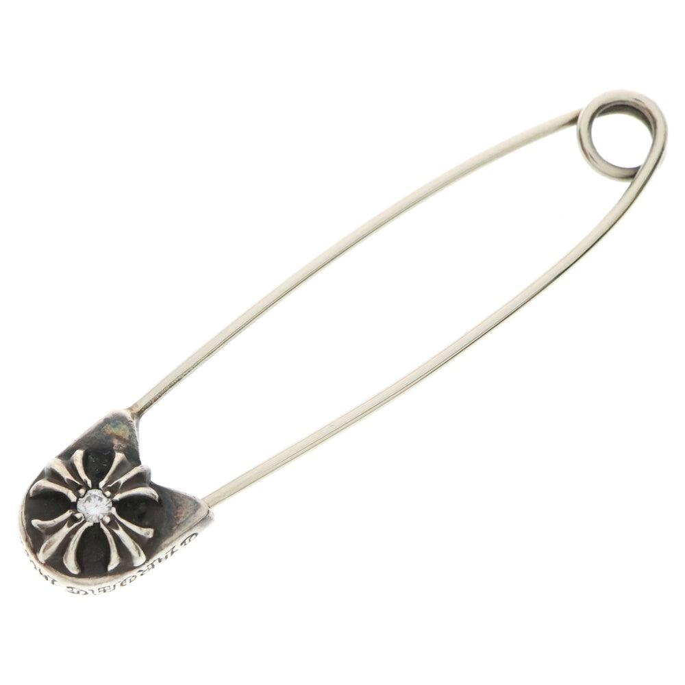 CHROME HEARTS(クロムハーツ) SAFETYPIN LG 1DIA セーフティピン ラージ 1ダイヤ シルバー BCA309