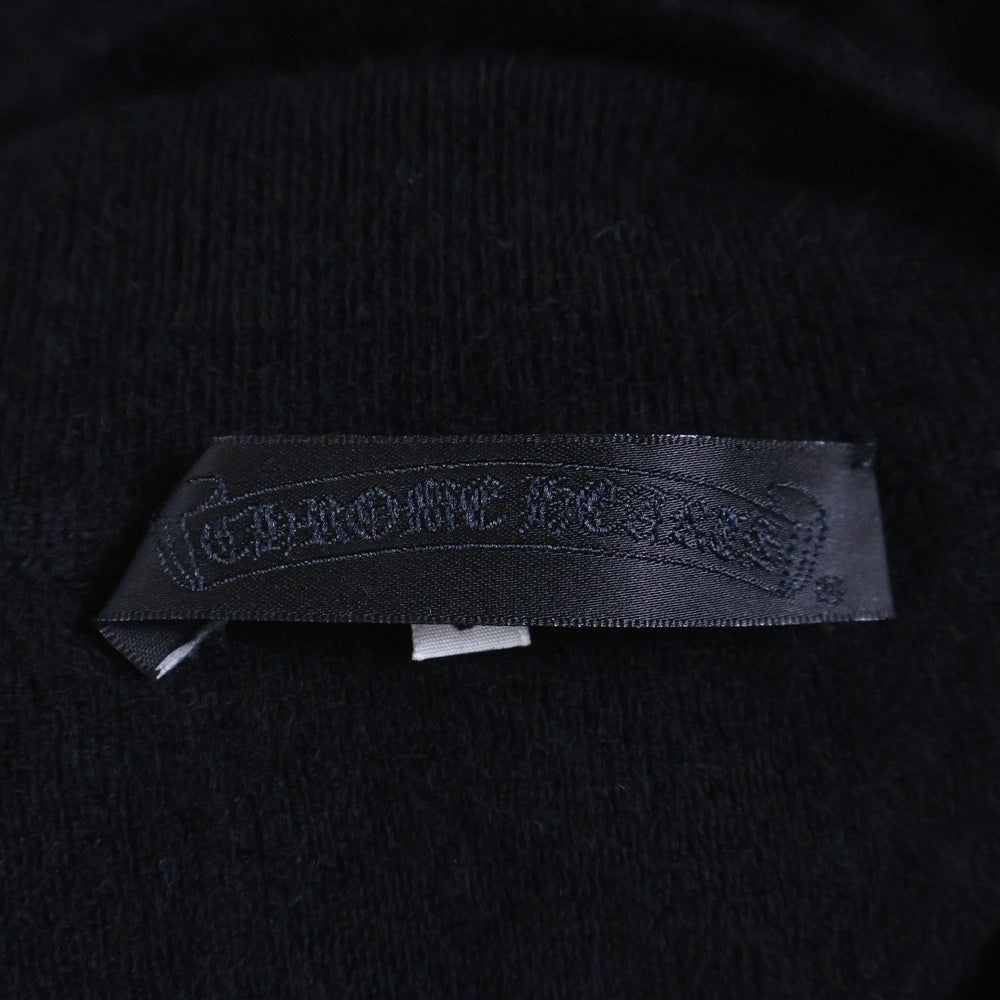 CHROME HEARTS(クロムハーツ) M-CASH LS TURTLE 袖クロスパッチ付き タートルネックセーター ニット ブラック アフター