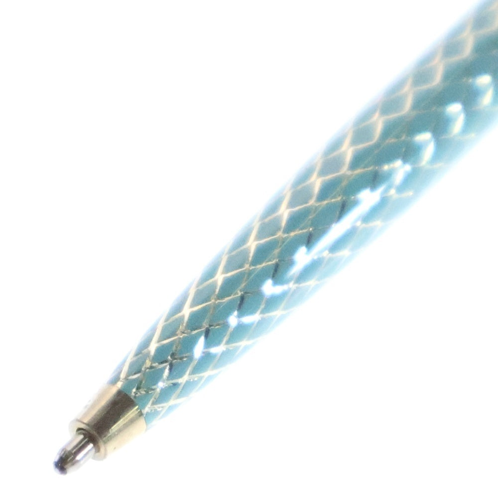 TIFFANY & Co.(ティファニー) ダイヤモンドテクスチャー柄 ボールペン ブルー