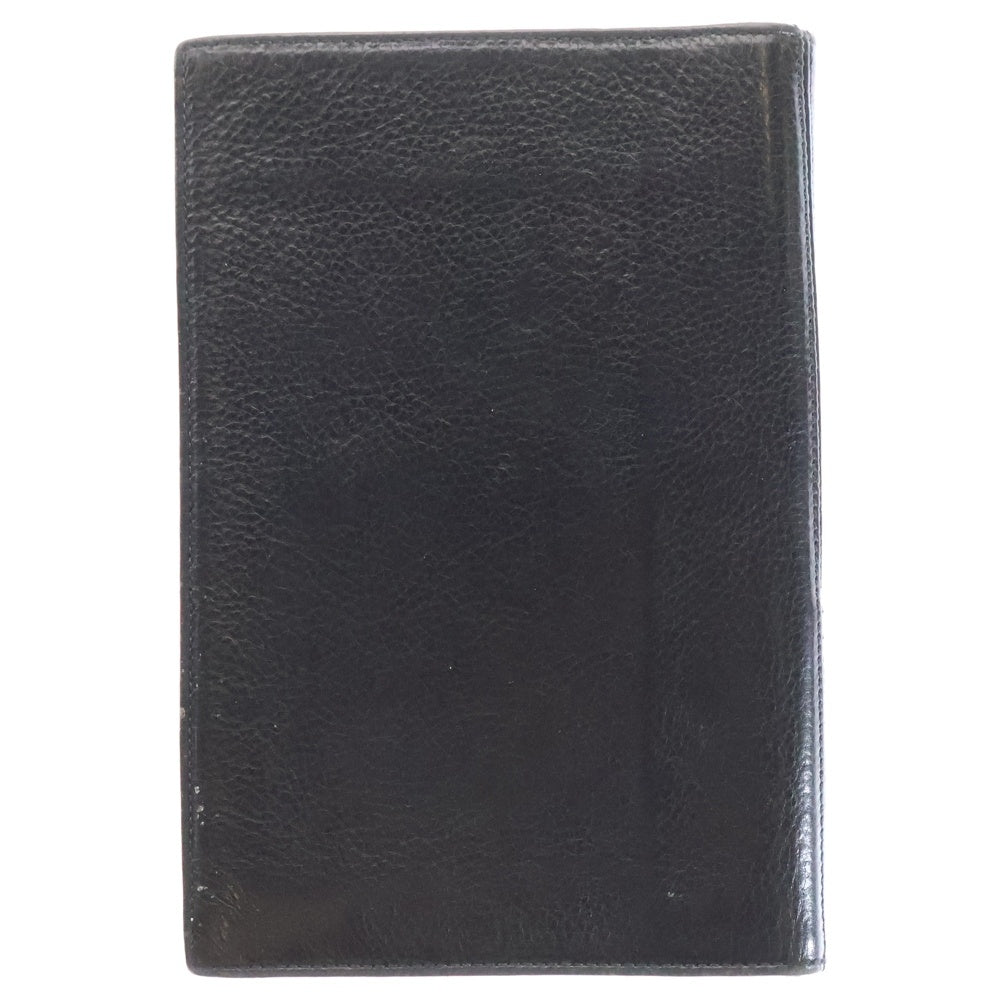 CHROME HEARTS(クロムハーツ) LS NOTEPAD ノートパッド フレアニーレザーブックカバー アジェンダ ブラック