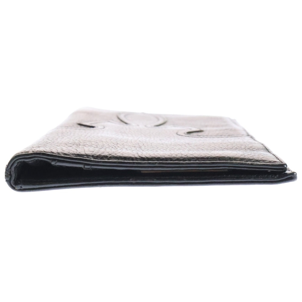CHROME HEARTS(クロムハーツ) LS NOTEPAD ノートパッド フレアニーレザーブックカバー アジェンダ ブラック