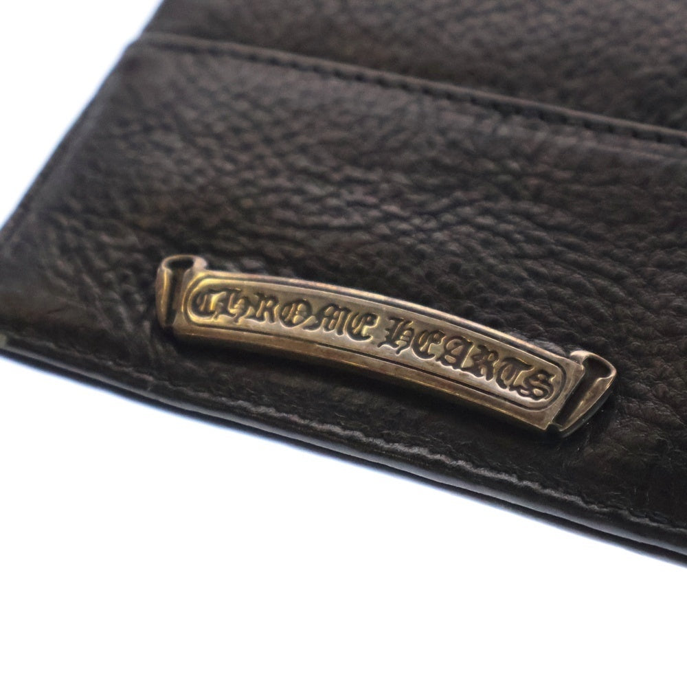 CHROME HEARTS(クロムハーツ) LS NOTEPAD ノートパッド フレアニーレザーブックカバー アジェンダ ブラック