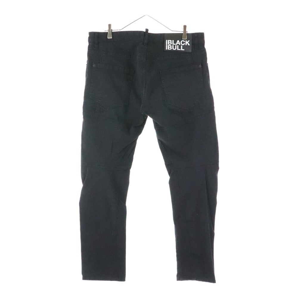 DSQUARED2(ディースクエアード) TIDY BIKER JEAN ダメージ加工 バイカー デニムスキニーパンツ ブラック S74LB0860 STN833