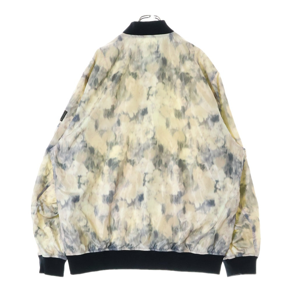 RAF SIMONS(ラフシモンズ) 22SS School uniform bomber 総柄 ボンバージャケット 221-624 ベージュ