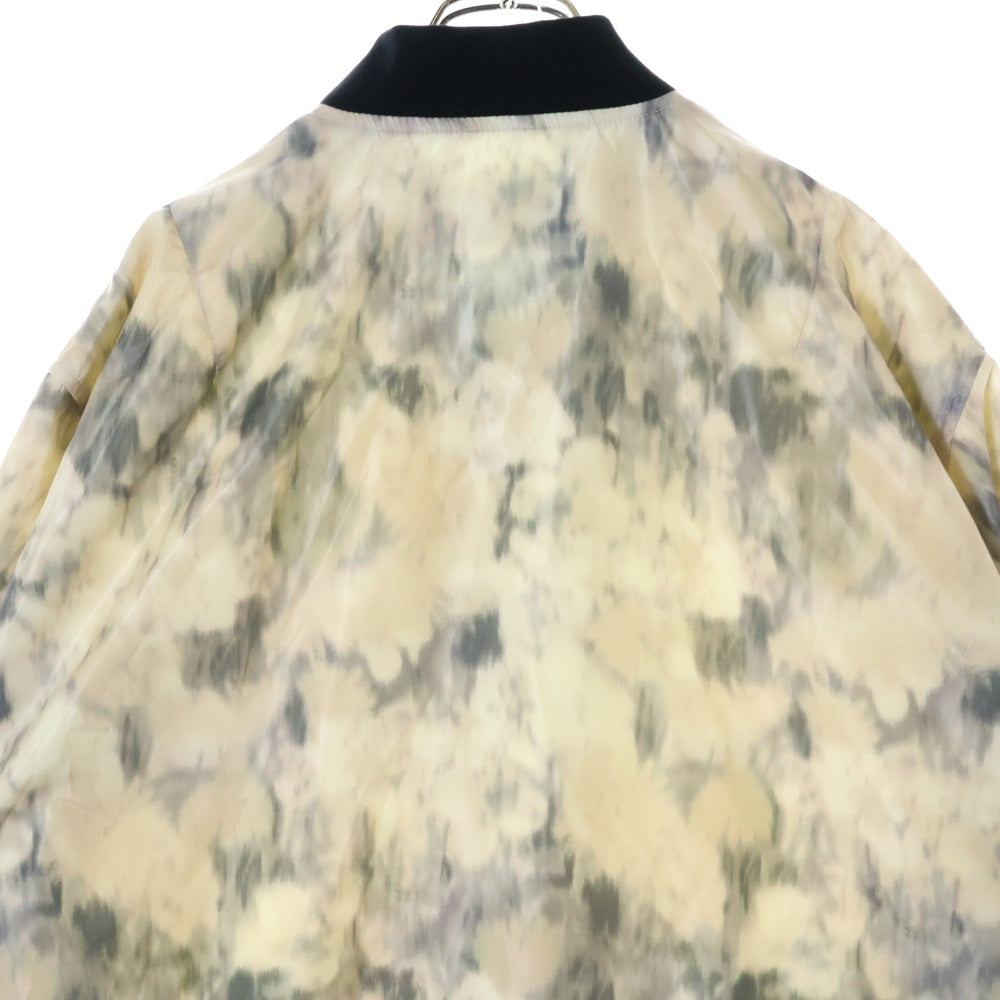 RAF SIMONS(ラフシモンズ) 22SS School uniform bomber 総柄 ボンバージャケット 221-624 ベージュ