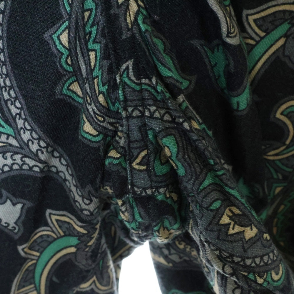 TIGHTBOOTH(タイトブース) 22AW PAISLEY BAGGY SLACKS ペイズリーバギースラックス レーヨンイージーパンツ グリーン FW22-B08