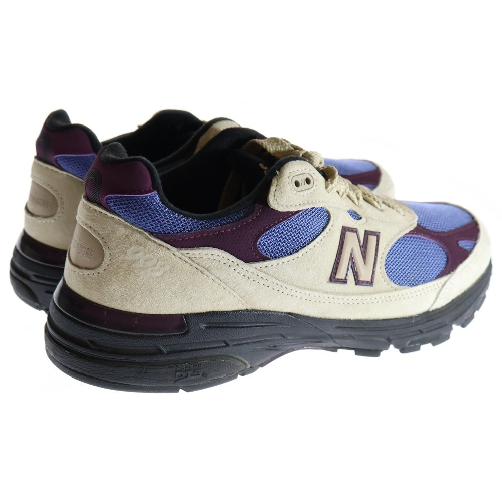 New Balance(ニューバランス) ×Aime Leon dore 993 Taupe MR993ALL エメ レオン ドレ ローカットスニーカー ベージュ/ブルー/パープル US9.5/27.5cm