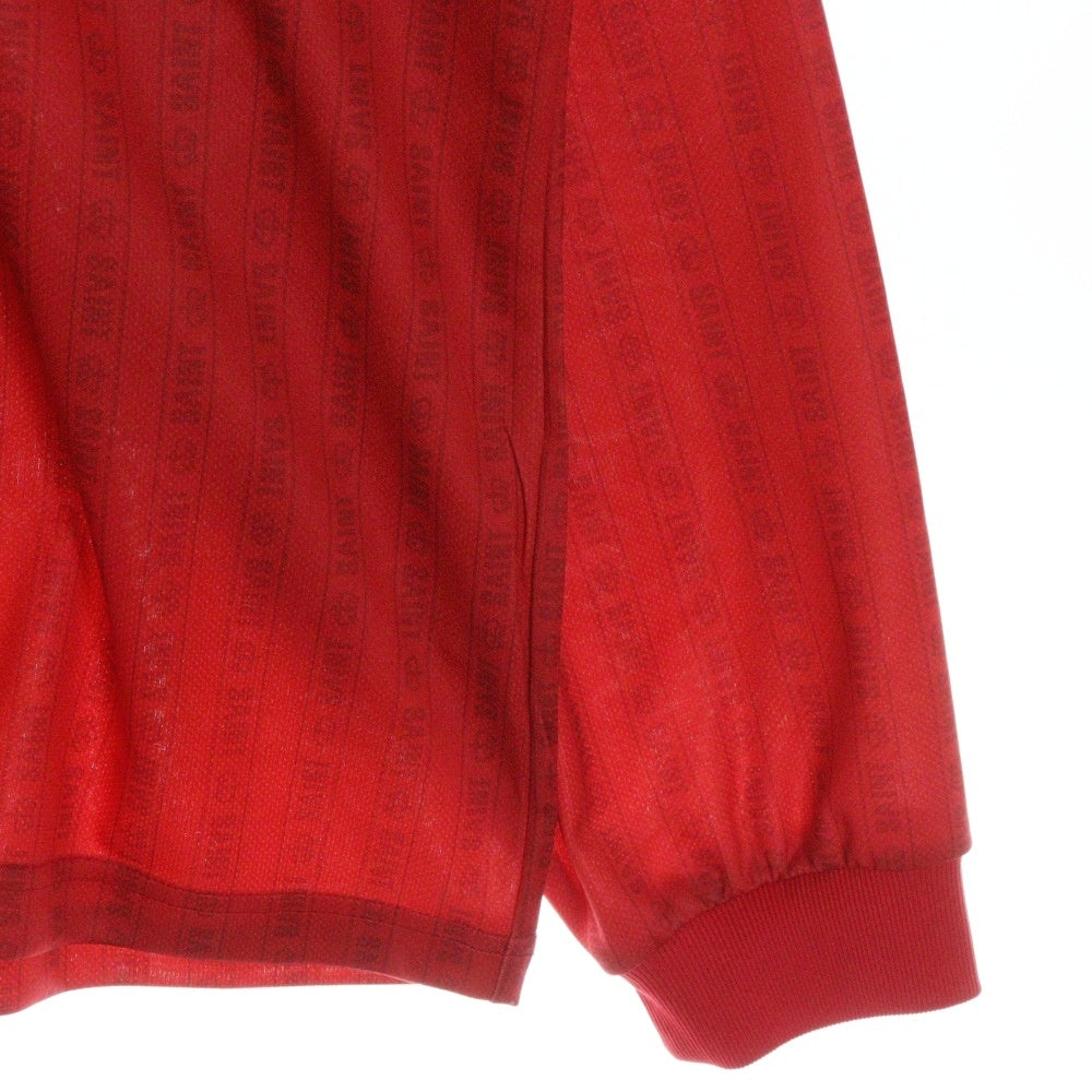 SAINT MICHAEL(セントマイケル) 24AW SOCCER SHIRT FAITH サッカーシャツ フットボールTシャツ ブラック SM-YS1-0000-022