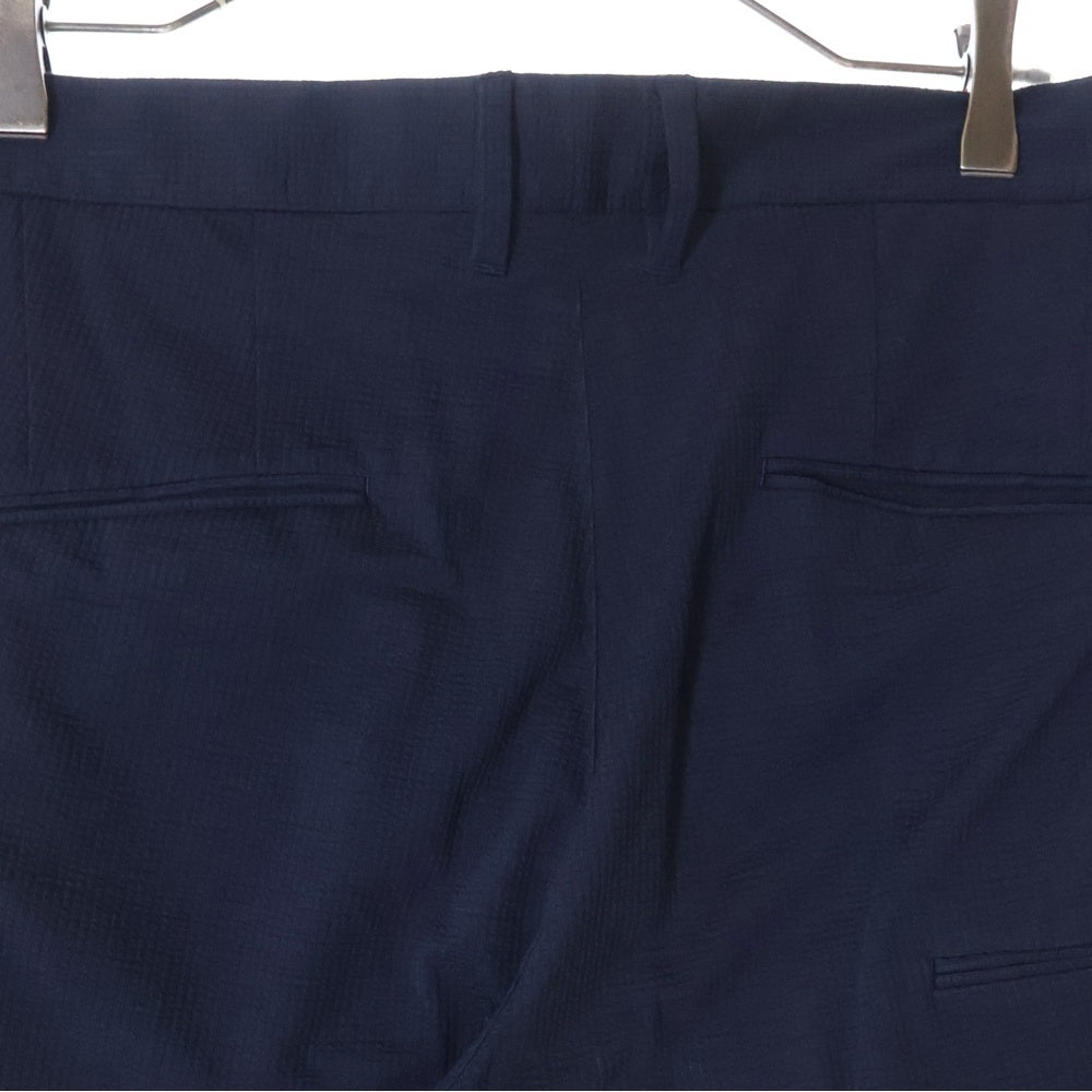 1piu1uguale3(ウノピゥウノウグァーレトレ) TRAVEL PANTS シアサッカートラベルスラックスパンツ ネイビー MRP302