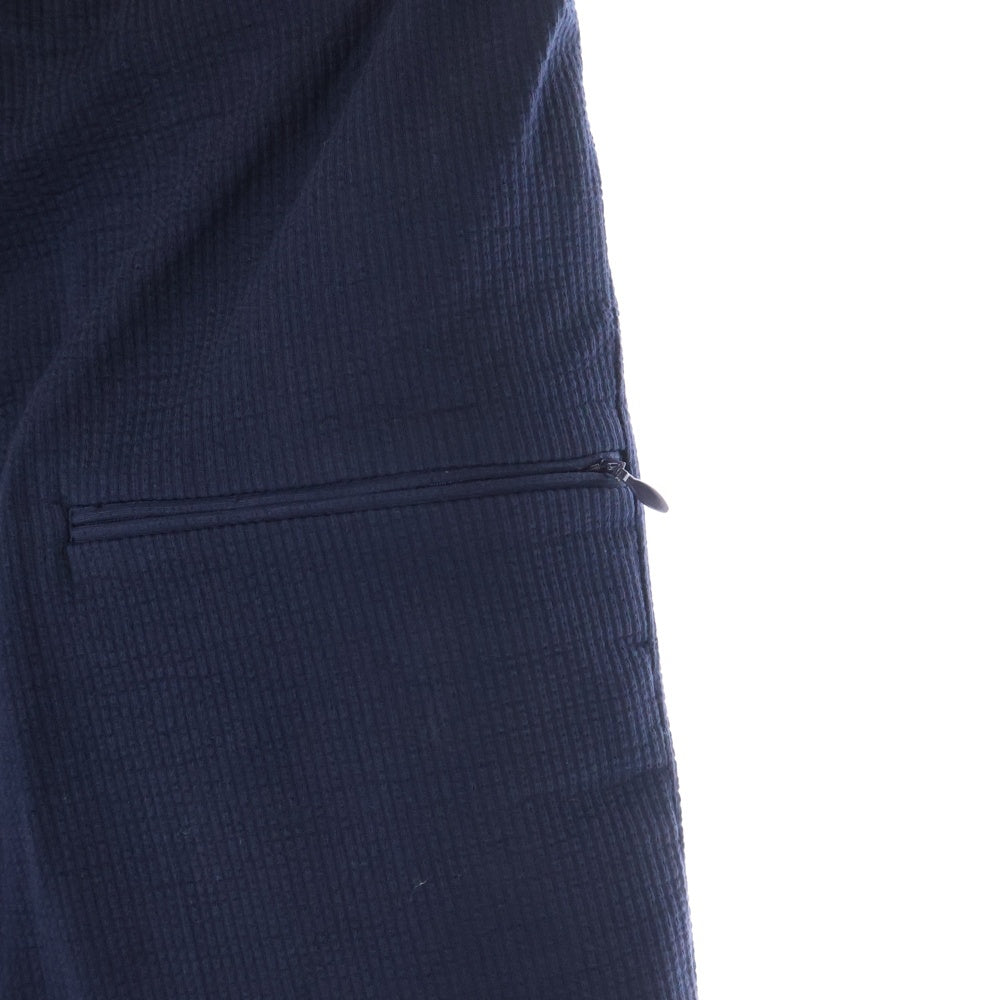 1piu1uguale3(ウノピゥウノウグァーレトレ) TRAVEL PANTS シアサッカートラベルスラックスパンツ ネイビー MRP302
