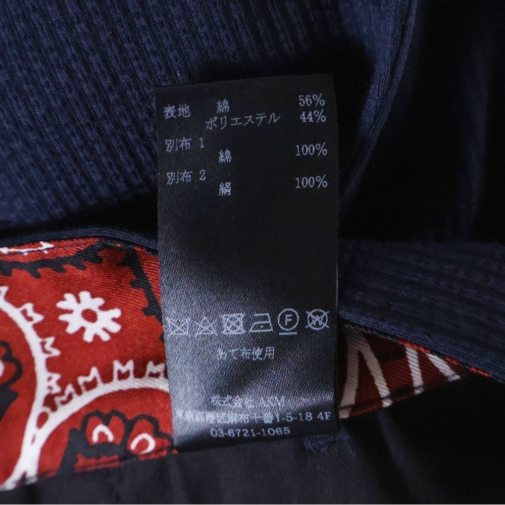 1piu1uguale3(ウノピゥウノウグァーレトレ) TRAVEL PANTS シアサッカートラベルスラックスパンツ ネイビー MRP302