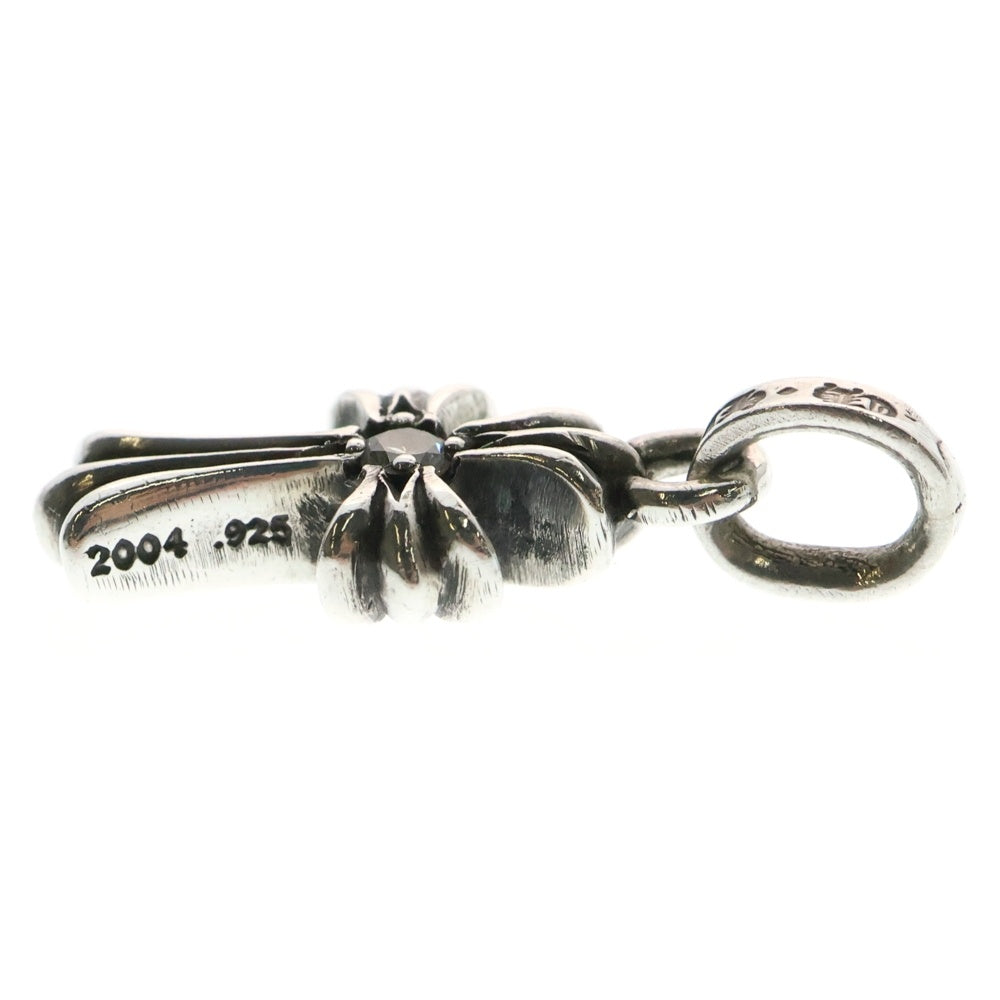 CHROME HEARTS(クロムハーツ) CRS BBYFAT DMND ベイビーファットクロス 両面1ダイヤ ペンダントトップ シルバー BCA238