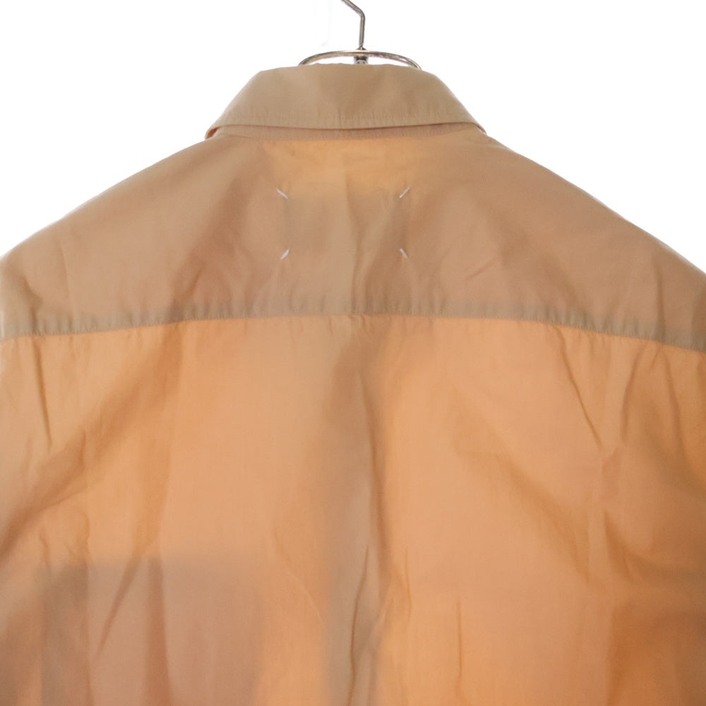 Maison Margiela 10(メゾン マルジェラ) 19SS フェイクポケット コットン 長袖シャツ ベージュ S30DL0428 S39545