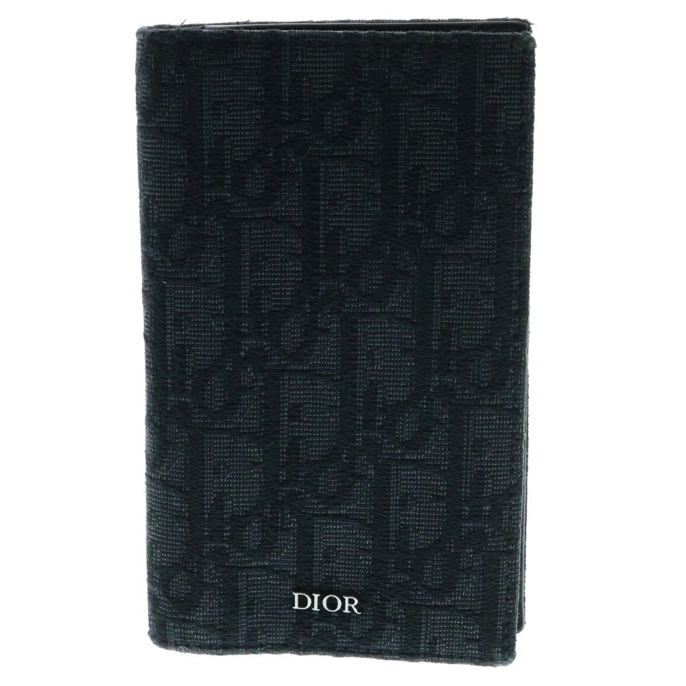 DIOR(ディオール) オブリーク レザー カードケース 名刺入れ ブラック