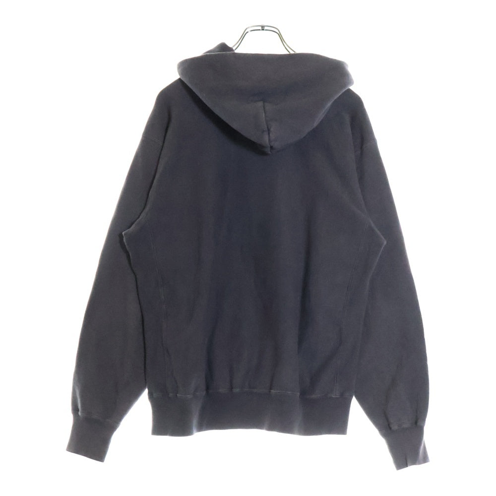 SUGARHILL(シュガーヒル) 23AW COLLEGE PRINT HOODIE カレッジプリント フーディ プルオーバーパーカー ブラック 23AWCS01