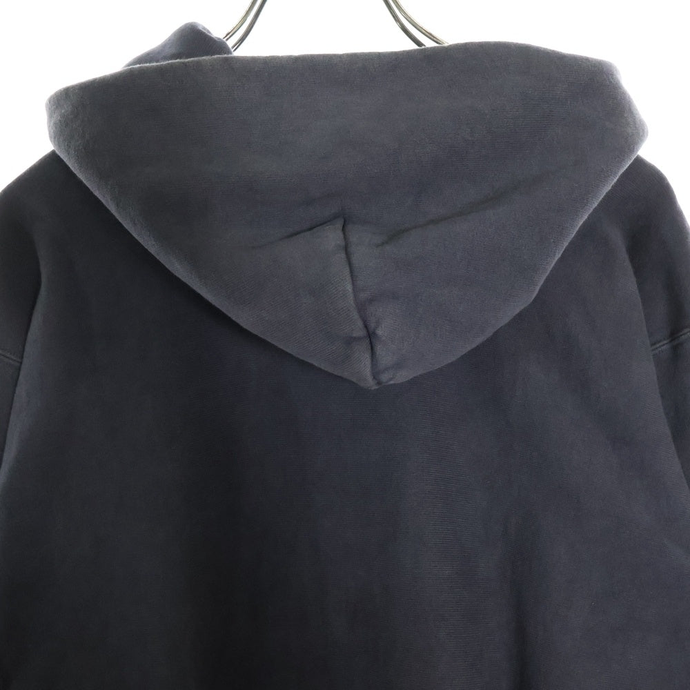 SUGARHILL(シュガーヒル) 23AW COLLEGE PRINT HOODIE カレッジプリント フーディ プルオーバーパーカー ブラック 23AWCS01