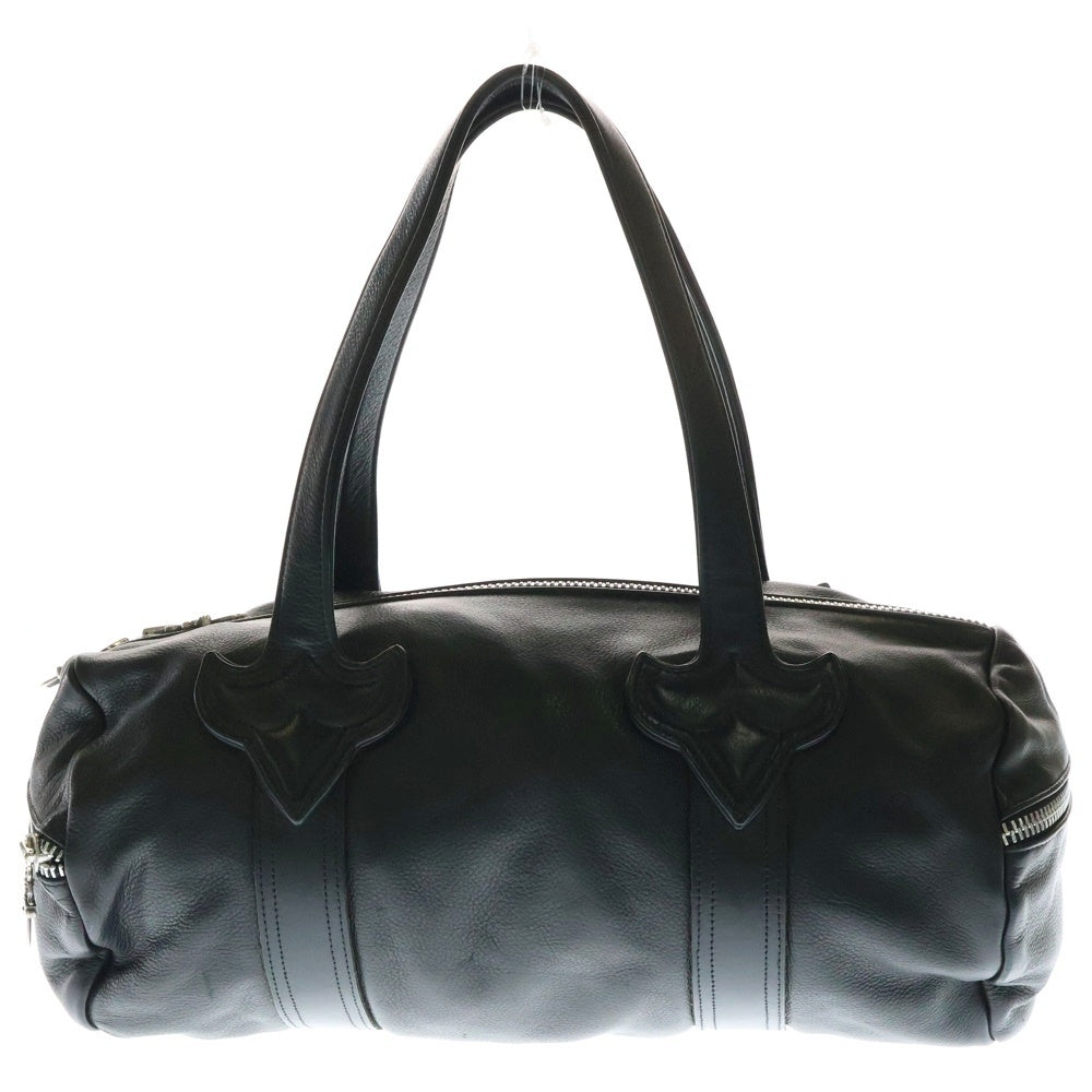 CHROME HEARTS(クロムハーツ) DUFFLE TINY タイニーダッフル レザーボストンバッグ ブラック