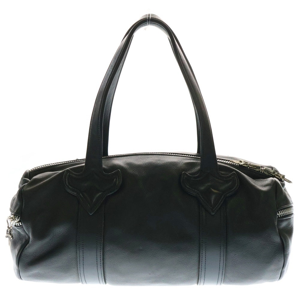 CHROME HEARTS(クロムハーツ) DUFFLE TINY タイニーダッフル レザーボストンバッグ ブラック