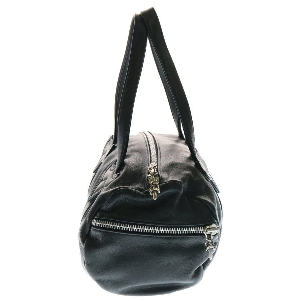 CHROME HEARTS(クロムハーツ) DUFFLE TINY タイニーダッフル レザーボストンバッグ ブラック