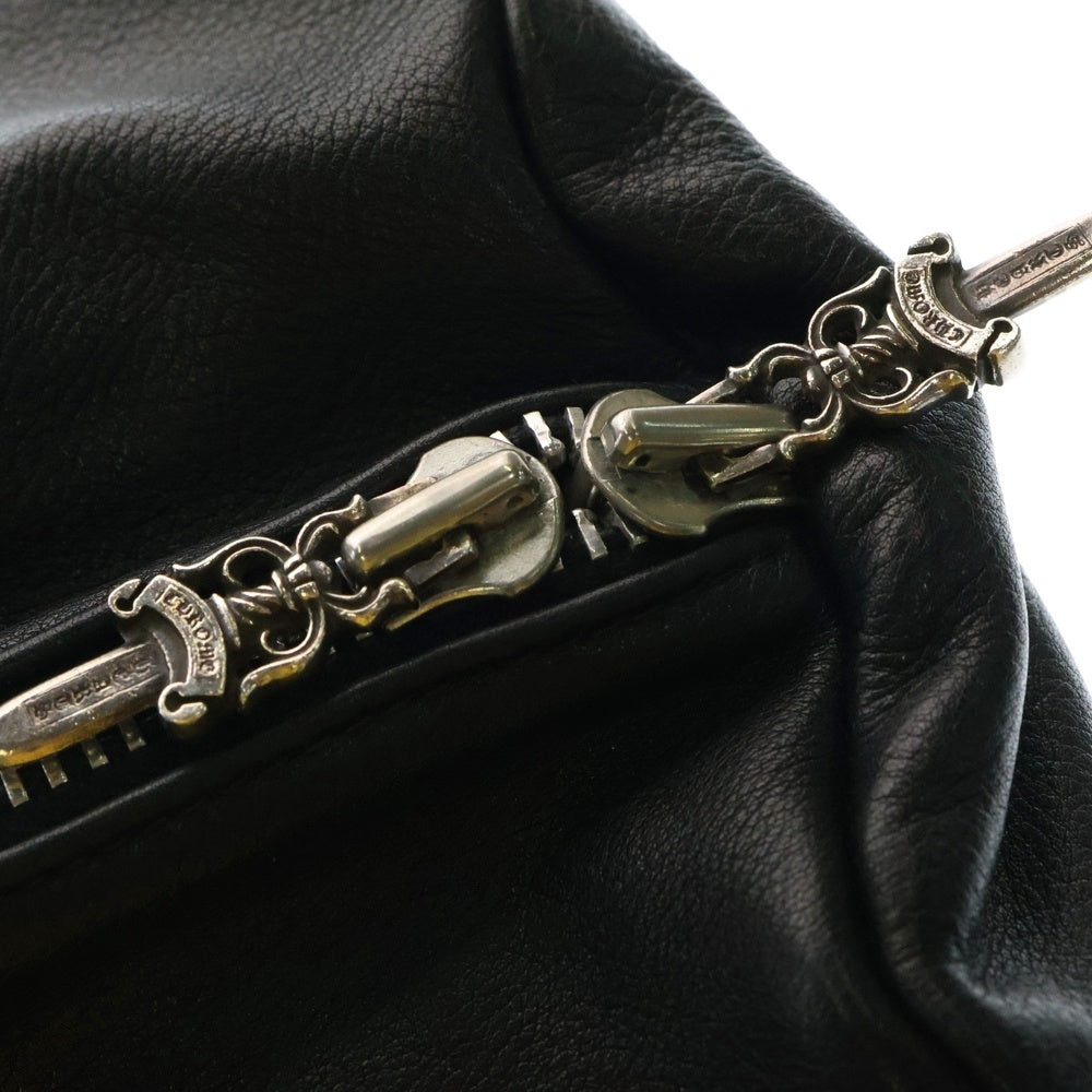 CHROME HEARTS(クロムハーツ) DUFFLE TINY タイニーダッフル レザーボストンバッグ ブラック