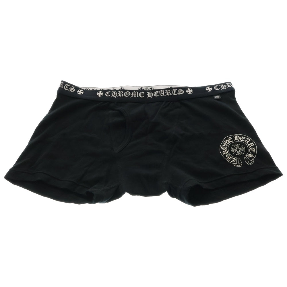 CHROME HEARTS(クロムハーツ) SHORT BOXER ホースシュー ボクサーパンツ ブラック