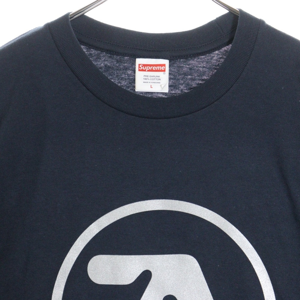 SUPREME(シュプリーム) 25SS ×Aphex Twin Ambient Works Tee アフェックス ツインアンビエント ワークス 半袖Tシャツ クルーネックカットソー ネイビー