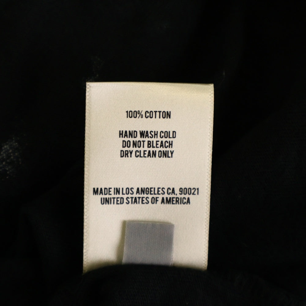 NO BRAND(ノーブランド) BOND VAULT ボンドボルト オールオーバープリント 半袖Tシャツ クルーネックカットソー ブラック