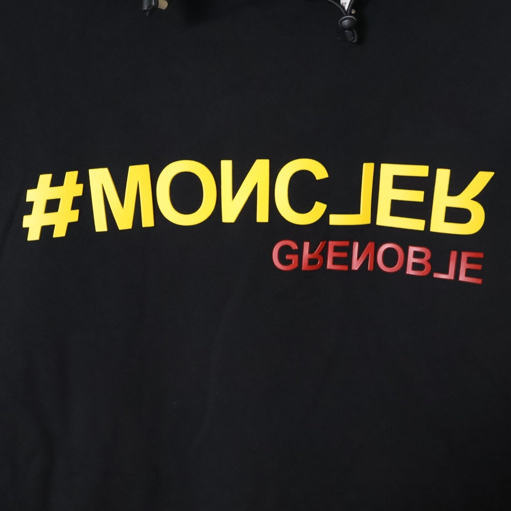 MONCLER GRENOBLE(モンクレールグルノーブル) 22AW MAGLIA CON CAPPUCCIO プルオーバーパーカー ブラック H20978G00025