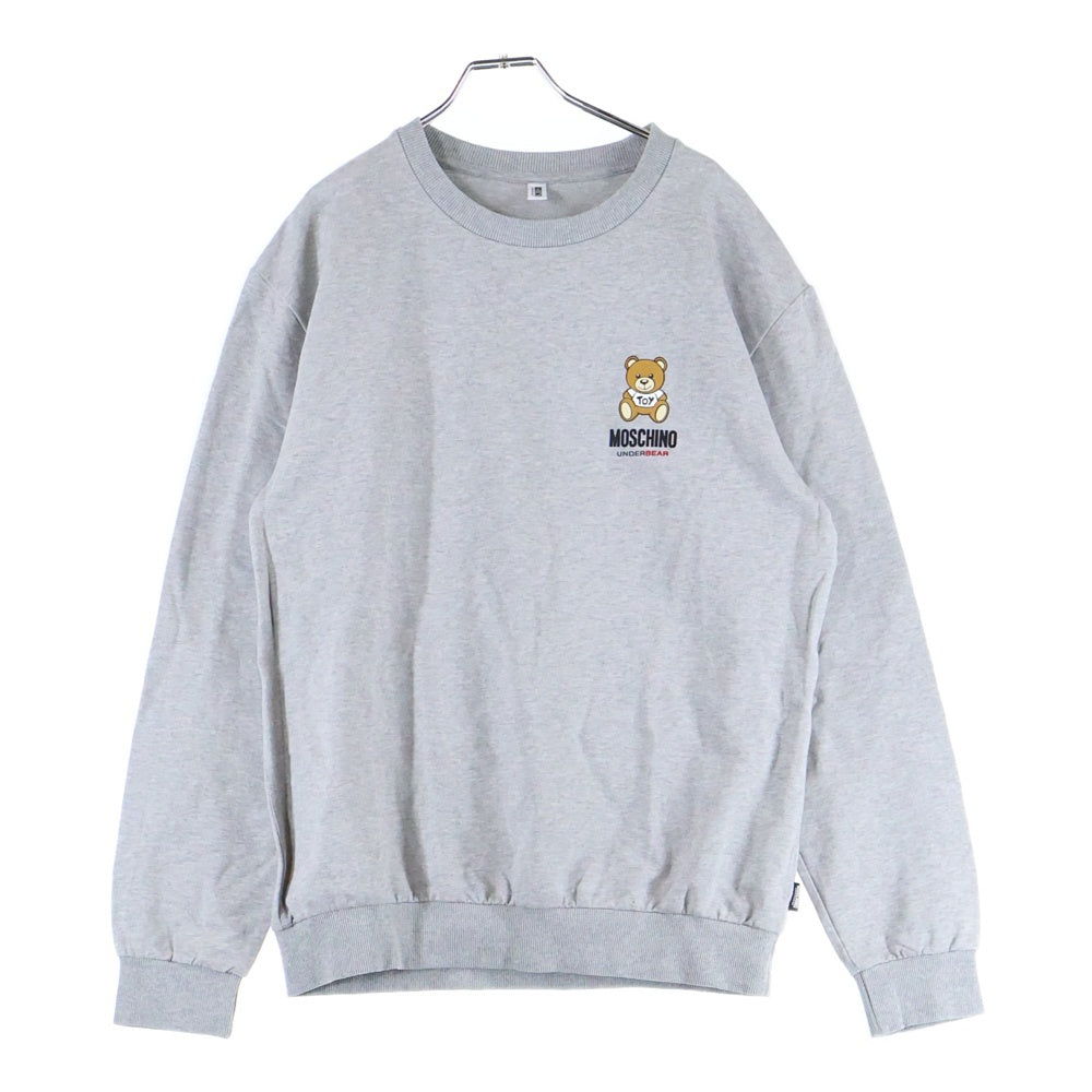MOSCHINO(モスキーノ) UNDERWEAR BEAR ベアープリント クルーネックカットソー グレー A17198102