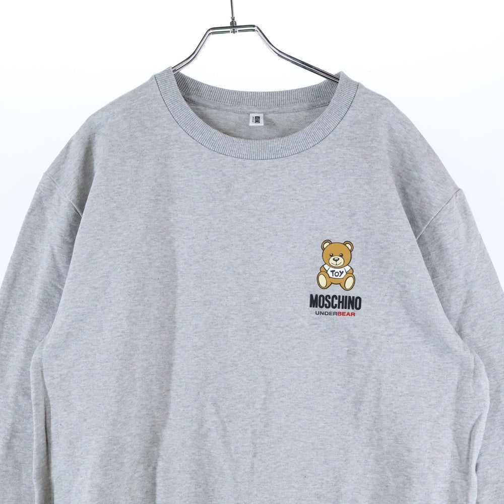 MOSCHINO(モスキーノ) UNDERWEAR BEAR ベアープリント クルーネックカットソー グレー A17198102