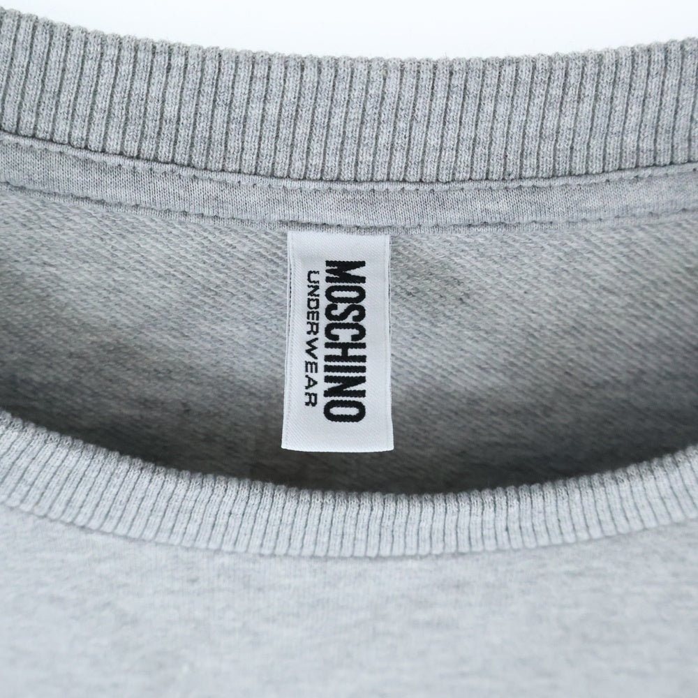 MOSCHINO(モスキーノ) UNDERWEAR BEAR ベアープリント クルーネックカットソー グレー A17198102
