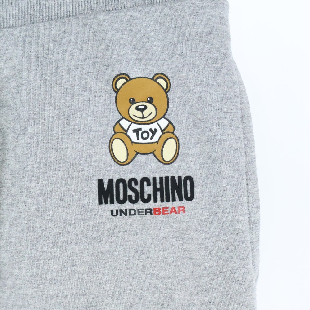 MOSCHINO(モスキーノ) UNDERWEAR BEAR ベアープリント スウェットショーツ グレー
