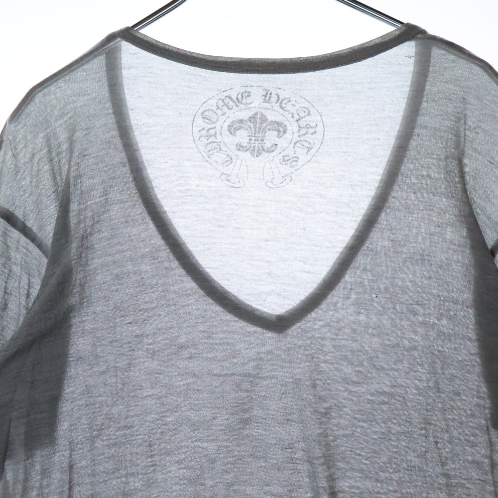 CHROME HEARTS(クロムハーツ) CHプラスチャーム付き シルク混カットソー