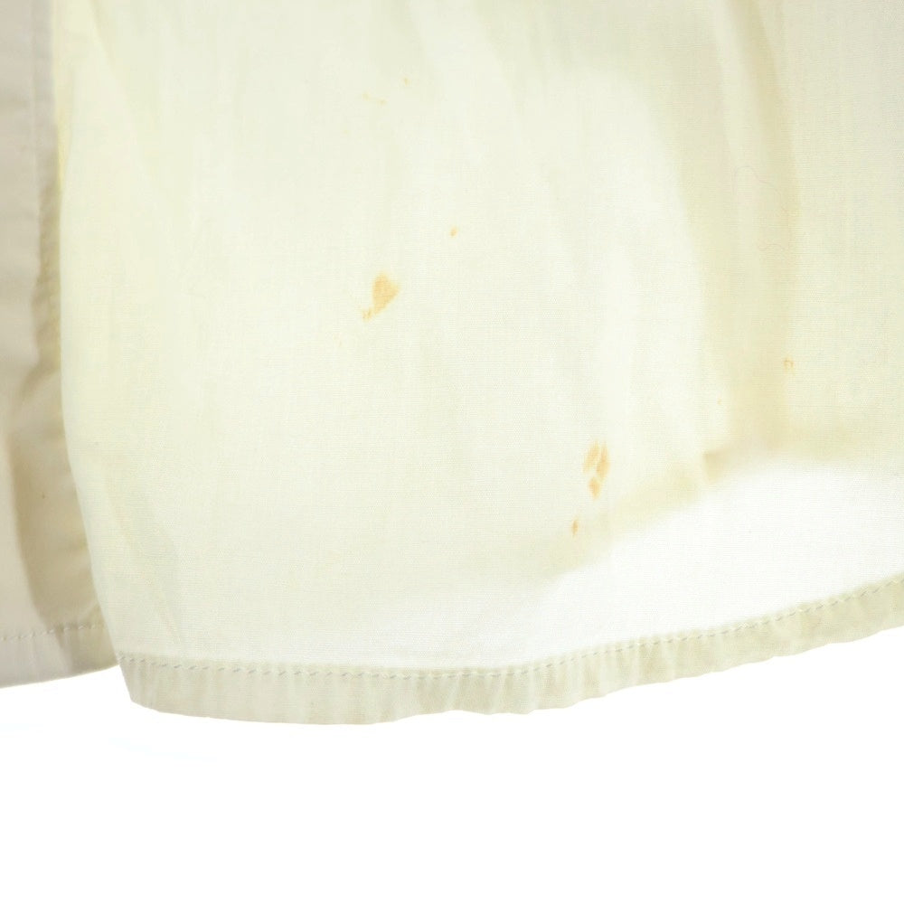 DIESEL(ディーゼル) 半袖シャツ ミリタリーシャツ エポレット ジップポケット ホワイト