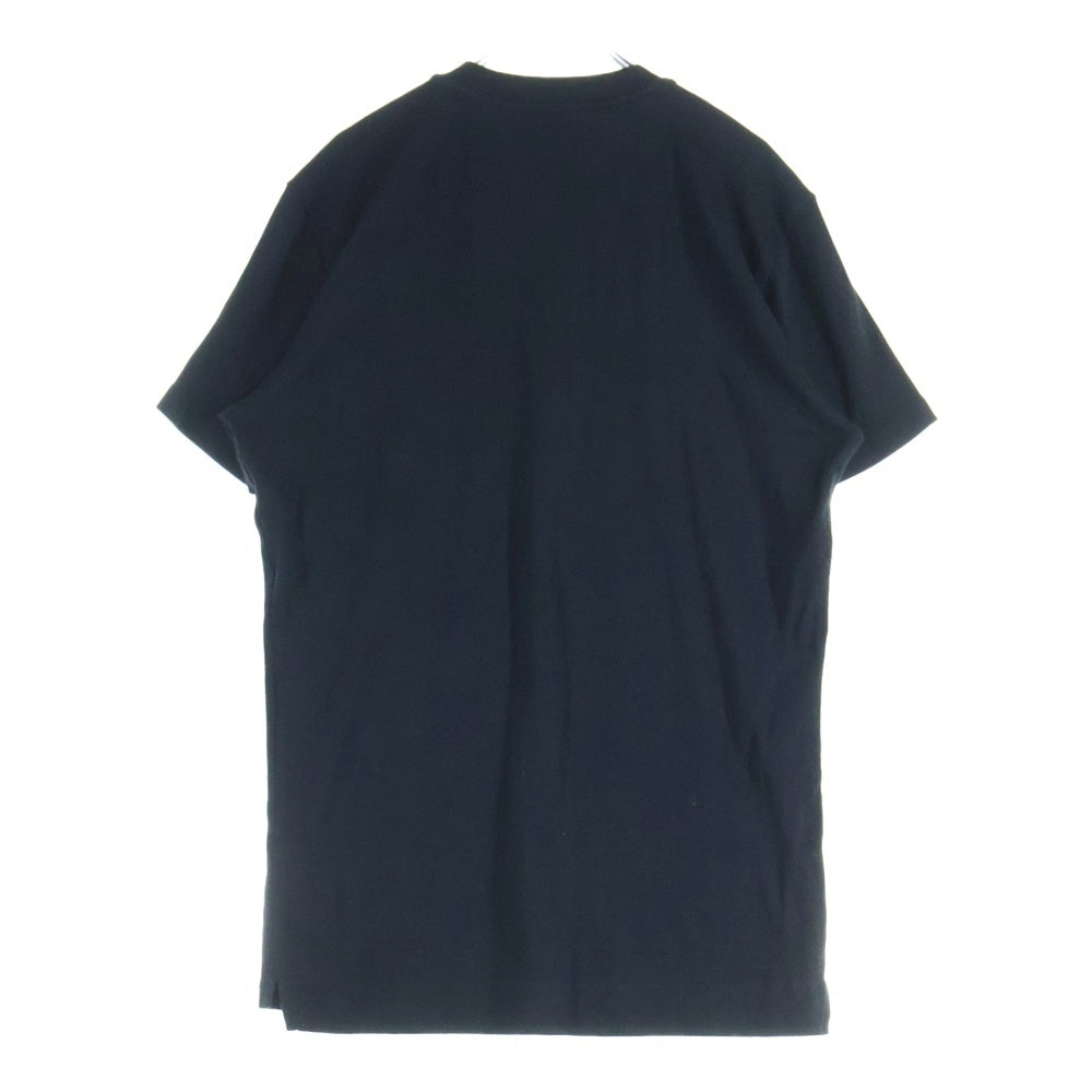 DIESEL(ディーゼル) Tシャツ 半袖カットソー ハーフジップ リブニット ブラック