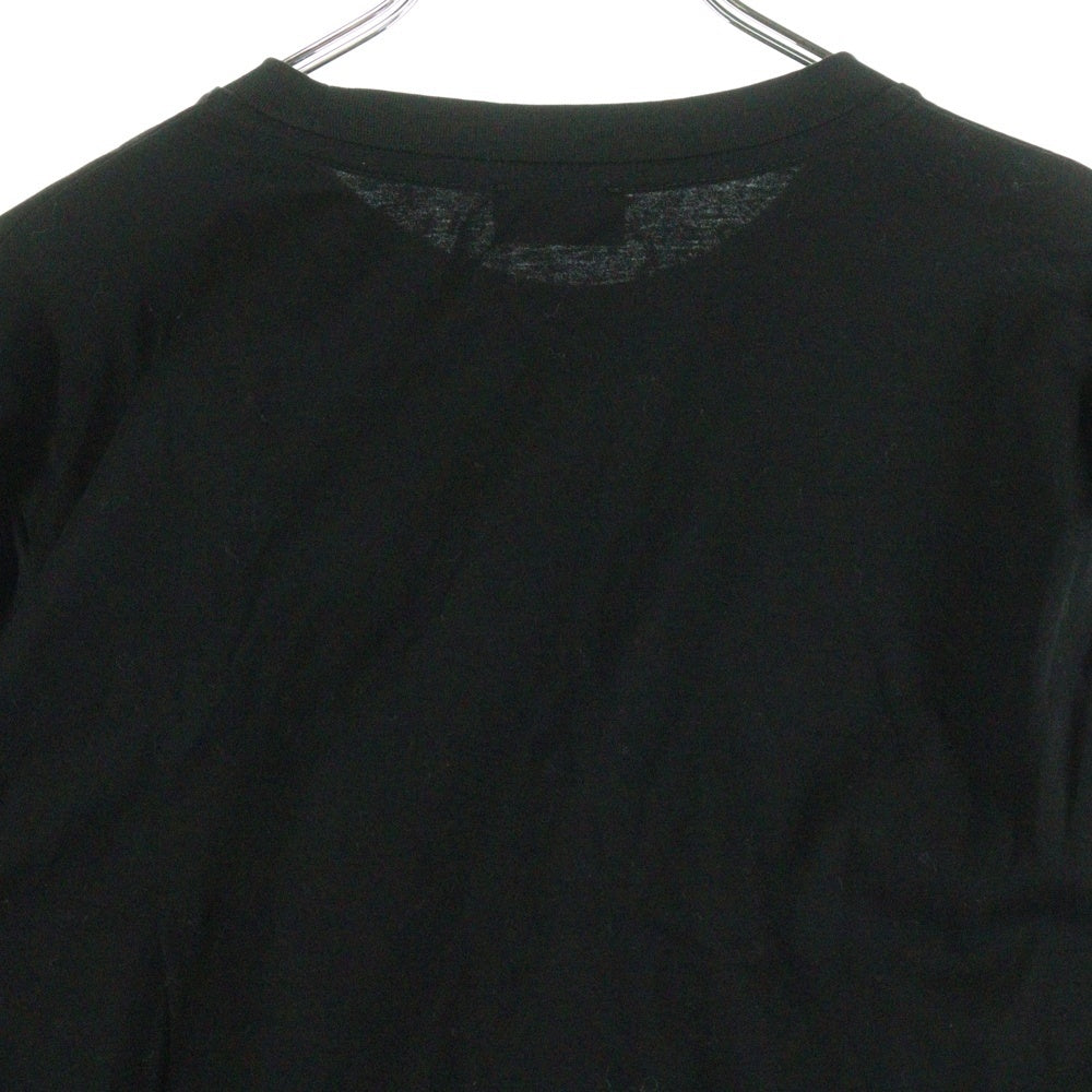 DIESEL(ディーゼル) ロングスリーブTシャツ 長袖カットソー フロントプリント ブラック