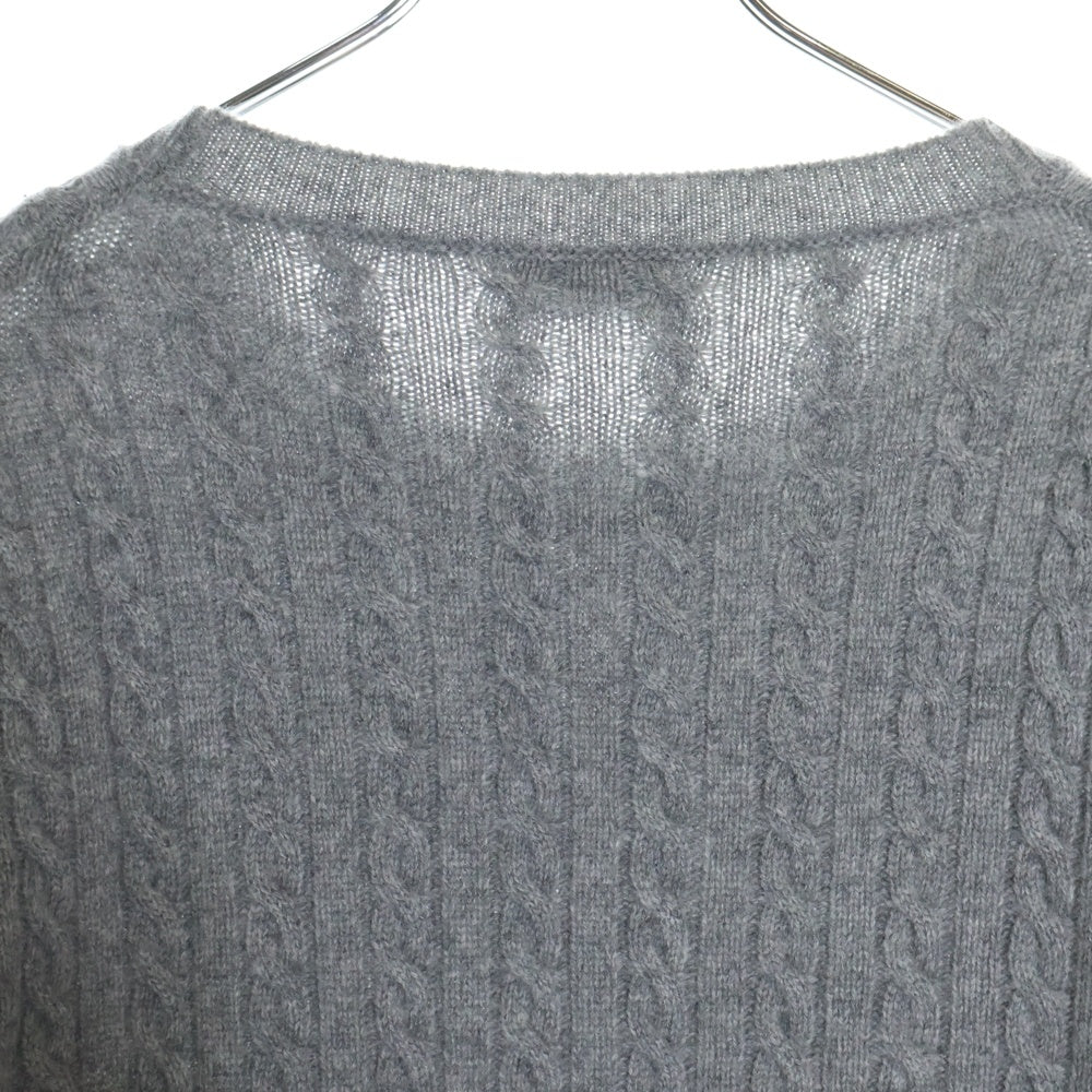 MONCLER(モンクレール) GIROCOLLO TRICOT クルーネック 長袖セーター ニット グレー I20919C00027 M1127