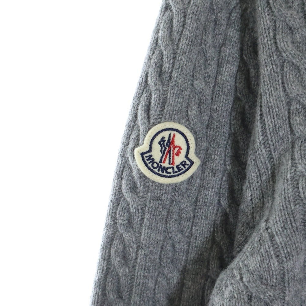 MONCLER(モンクレール) GIROCOLLO TRICOT クルーネック 長袖セーター ニット グレー I20919C00027 M1127